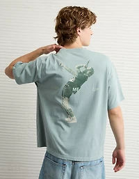 T-shirt droit à image Post Malone AE