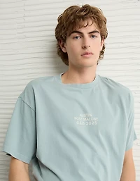 T-shirt droit à image Post Malone AE