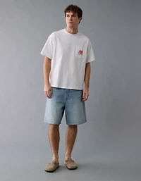 T-shirt à image Keith Haring droit AE