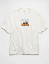 T-shirt droit à image Jeep AE