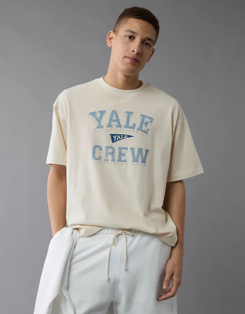 AE Boxy Yale Graphic T-Shirt