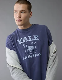 AE Boxy Yale Graphic T-Shirt