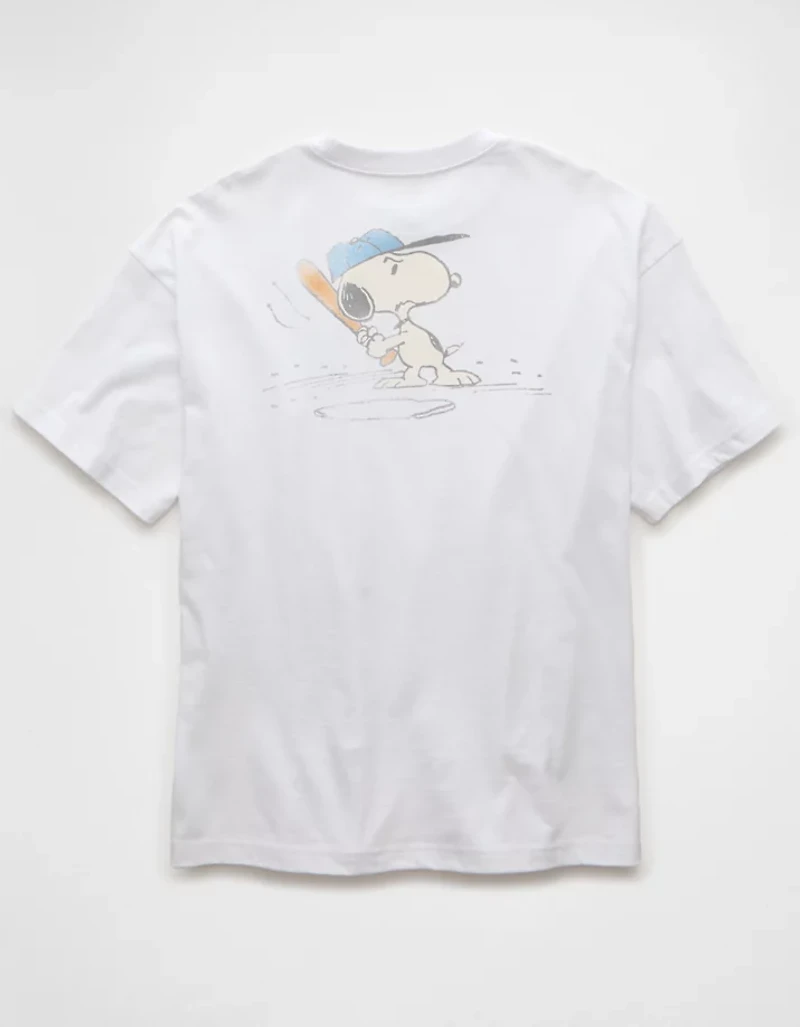 AE Boxy Snoopy Graphic T-Shirt