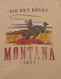 T-shirt droit à image Destination AE