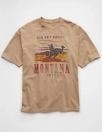 T-shirt droit à image Destination AE