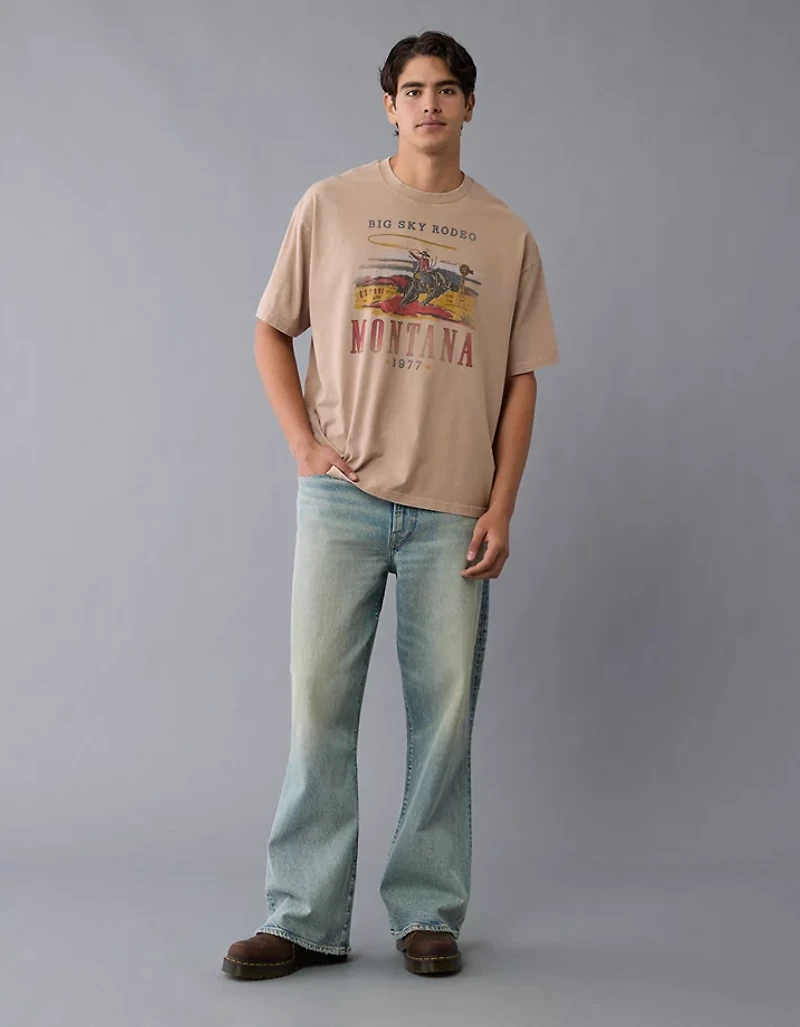 T-shirt droit à image Destination AE