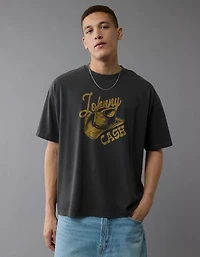 AE Boxy Johnny Cash Graphic T-Shirt