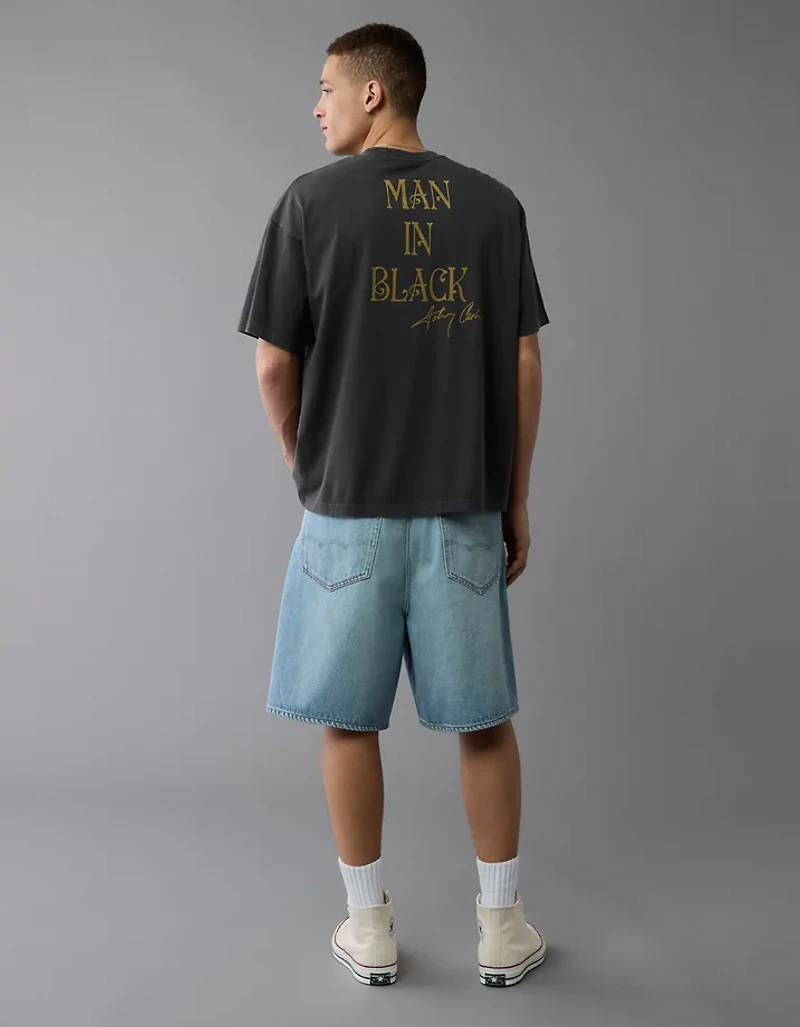 AE Boxy Johnny Cash Graphic T-Shirt