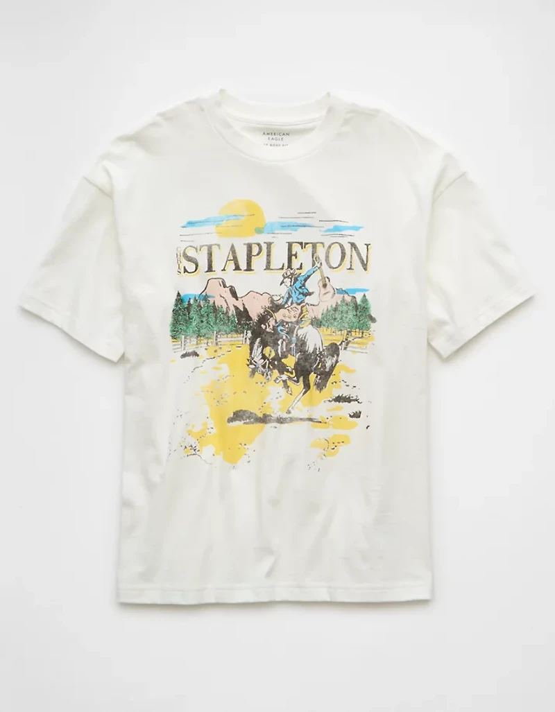 AE Boxy Chris Stapleton Graphic T-Shirt