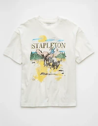 AE Boxy Chris Stapleton Graphic T-Shirt