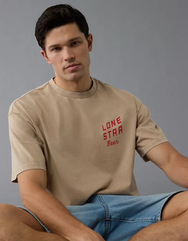 AE Boxy Lone Star Graphic T-Shirt