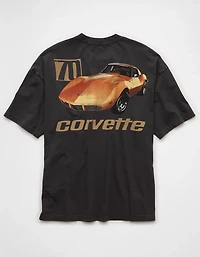 T-shirt droit à image Corvette AE