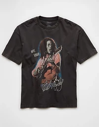 T-shirt droit à image Bob Marley AE