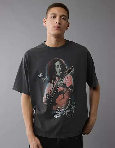 AE Boxy Bob Marley Graphic T-Shirt