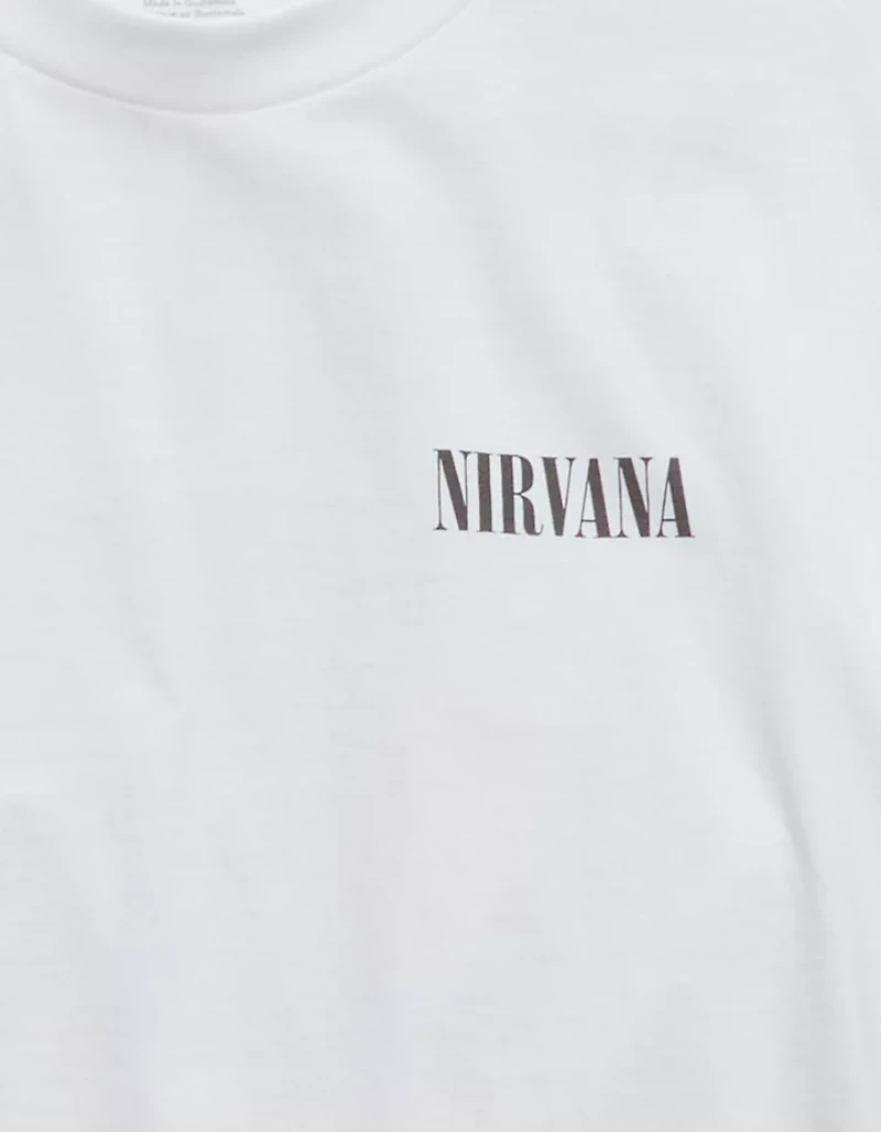 T-shirt droit à image Nirvana AE