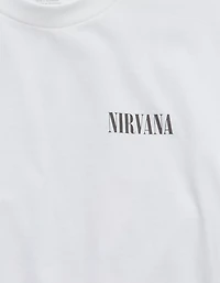 T-shirt droit à image Nirvana AE