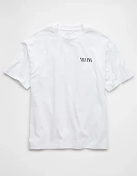 T-shirt droit à image Nirvana AE