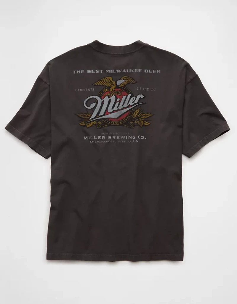 T-shirt droit à image Miller High Life AE