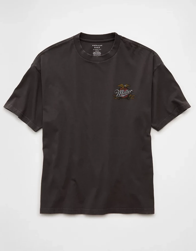 T-shirt droit à image Miller High Life AE