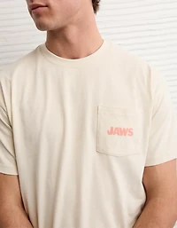 T-shirt à image droit Jaws AE