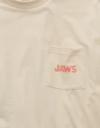 T-shirt à image droit Jaws AE