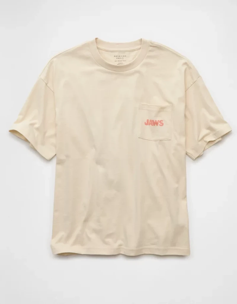 T-shirt à image droit Jaws AE
