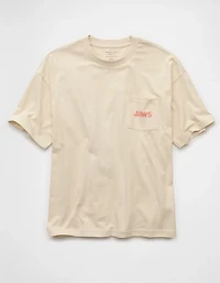 T-shirt à image droit Jaws AE