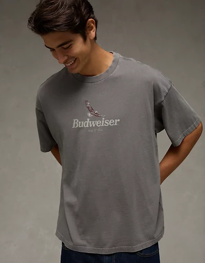 T-shirt droit à image Budweiser AE