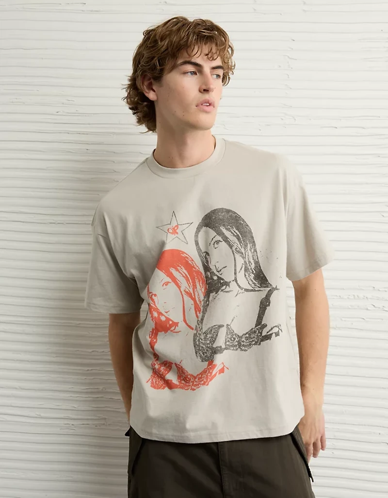 T-shirt droit à image Olivia Rodrigo AE