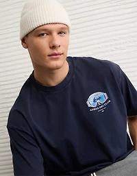 T-shirt droit à image Snoopy AE