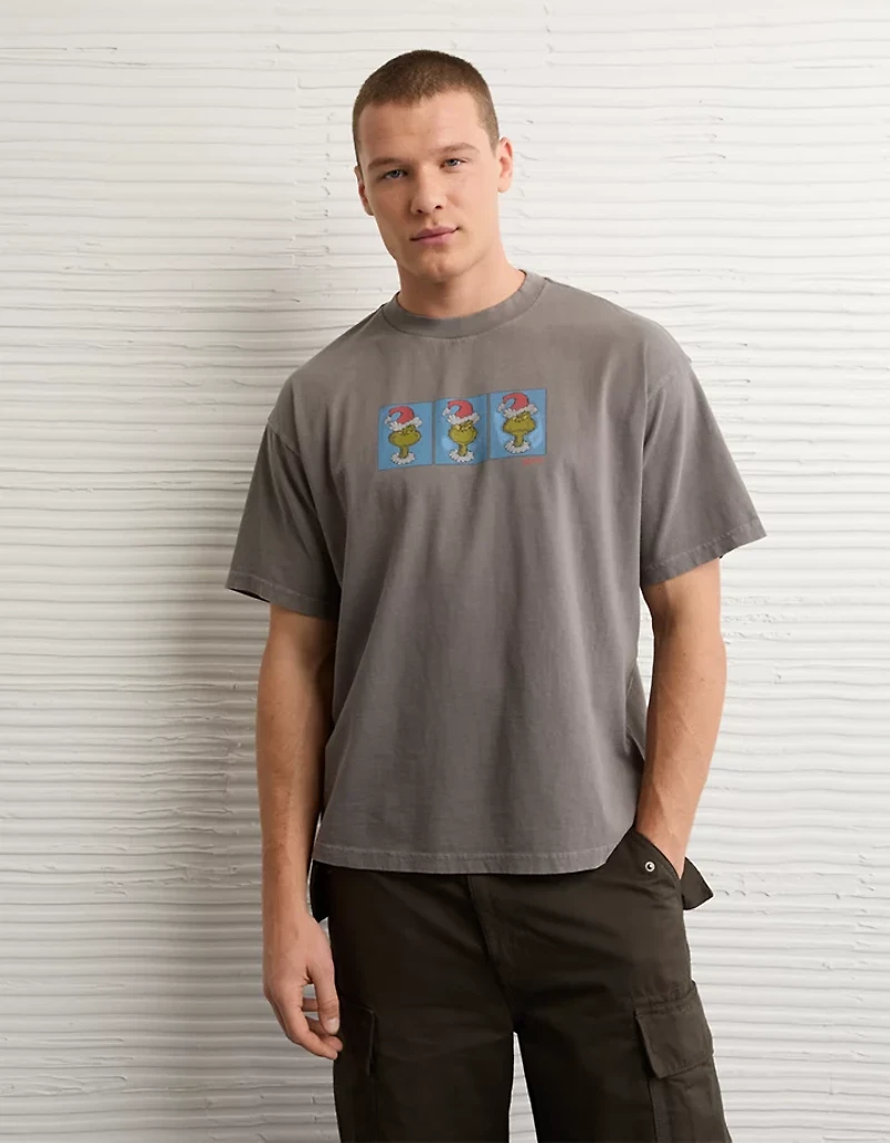 AE Boxy Grinch Graphic T-Shirt