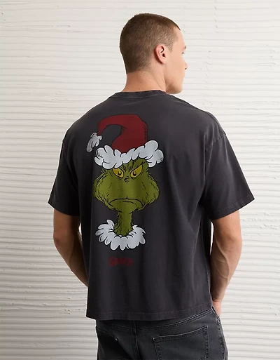 AE Boxy Grinch Graphic T-Shirt