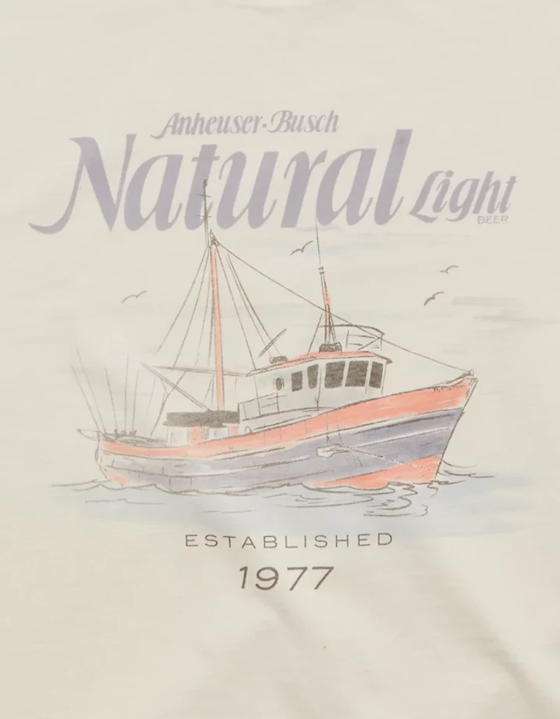 AE Boxy Natural Light Graphic T-Shirt