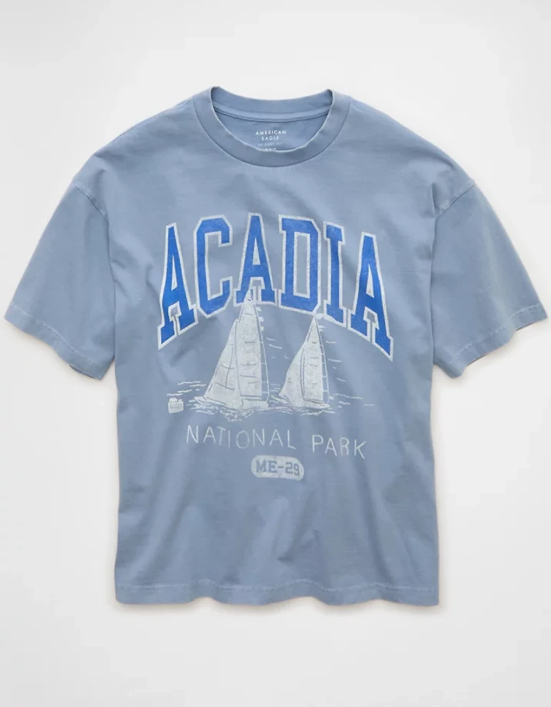 AE Boxy Acadia Nat'l Park Graphic T-Shirt
