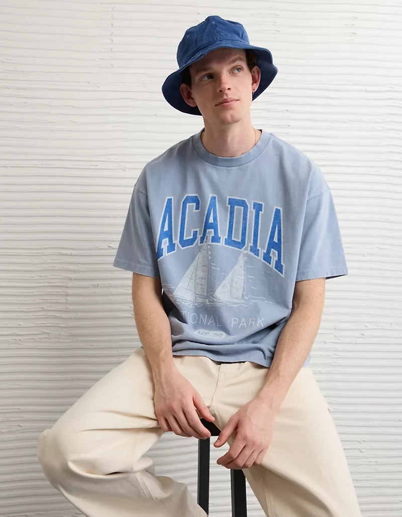AE Boxy Acadia Nat'l Park Graphic T-Shirt