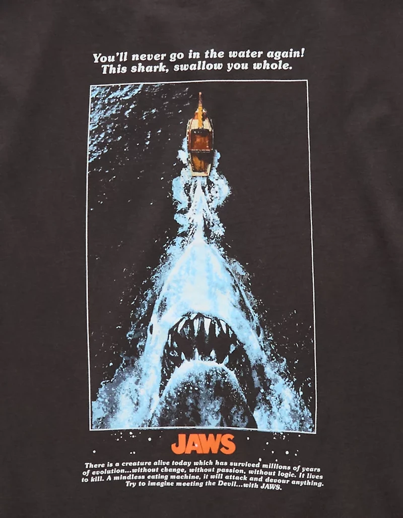 T-shirt à image droit Jaws AE