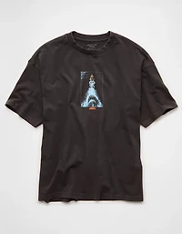 T-shirt à image droit Jaws AE