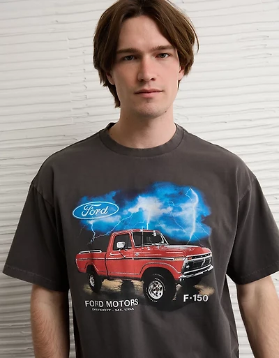 T-shirt droit à image Ford AE