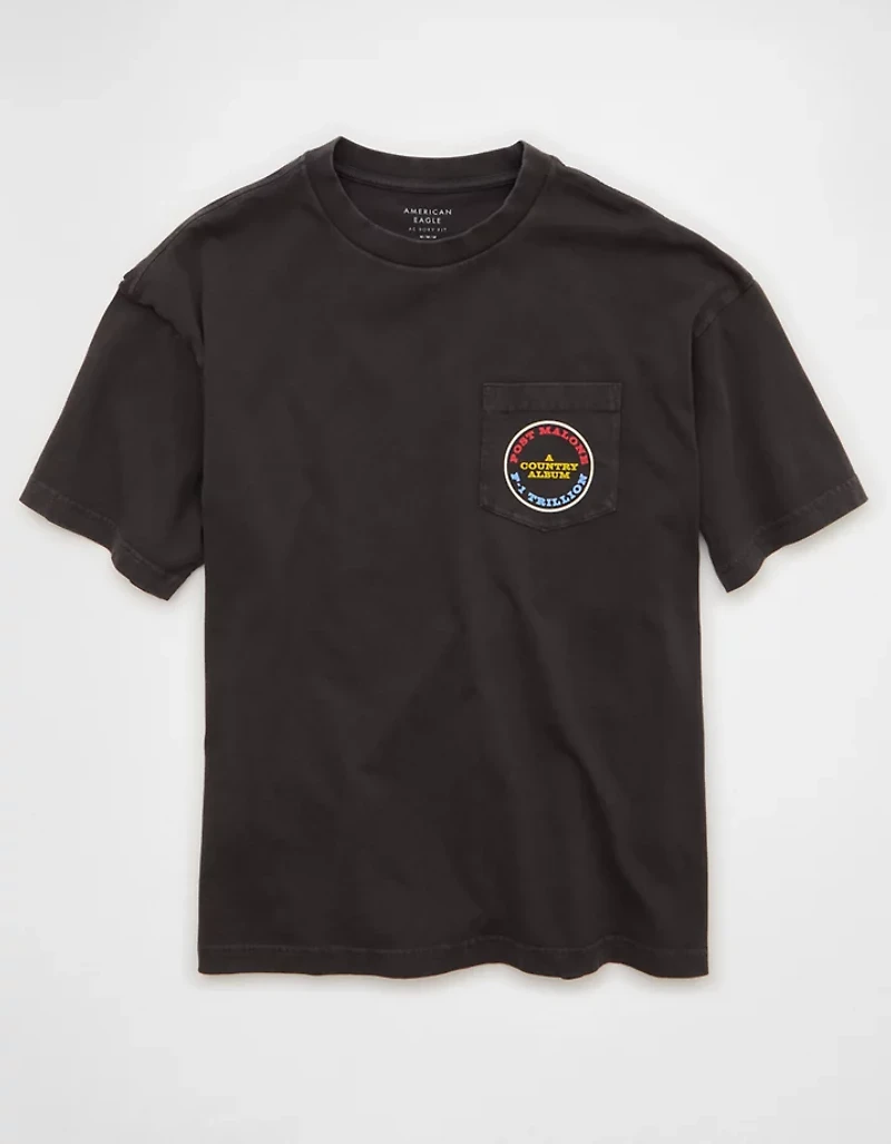 AE Boxy Post Malone Graphic T-Shirt