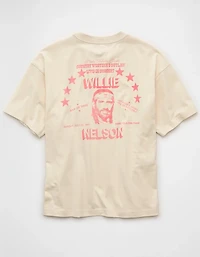 AE Boxy Willie Nelson Graphic T-Shirt