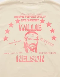 AE Boxy Willie Nelson Graphic T-Shirt