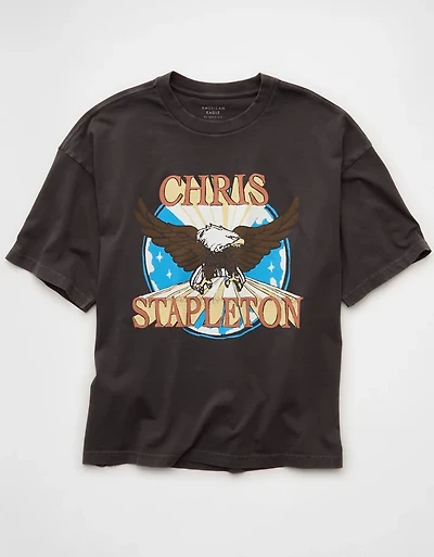 AE Boxy Chris Stapleton Graphic T-Shirt