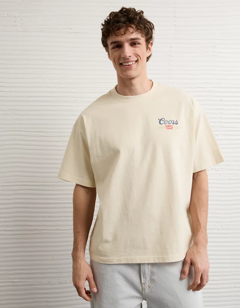 AE Boxy Coors Banquet Graphic T-Shirt