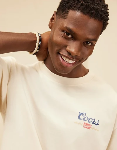 AE Boxy Coors Banquet Graphic T-Shirt