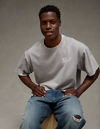 AE Boxy Pabst Blue Ribbon Graphic T-Shirt