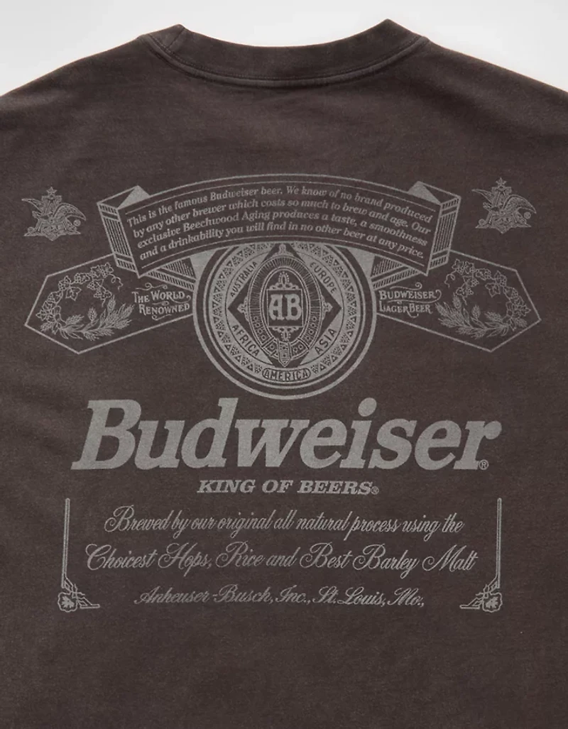 AE Boxy Budweiser Graphic T-Shirt