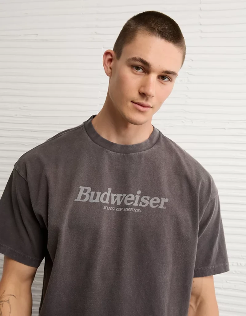 AE Boxy Budweiser Graphic T-Shirt