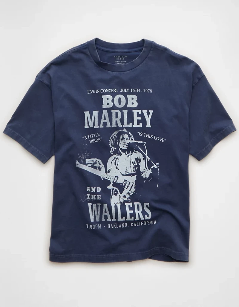 AE Boxy Bob Marley Graphic T-Shirt