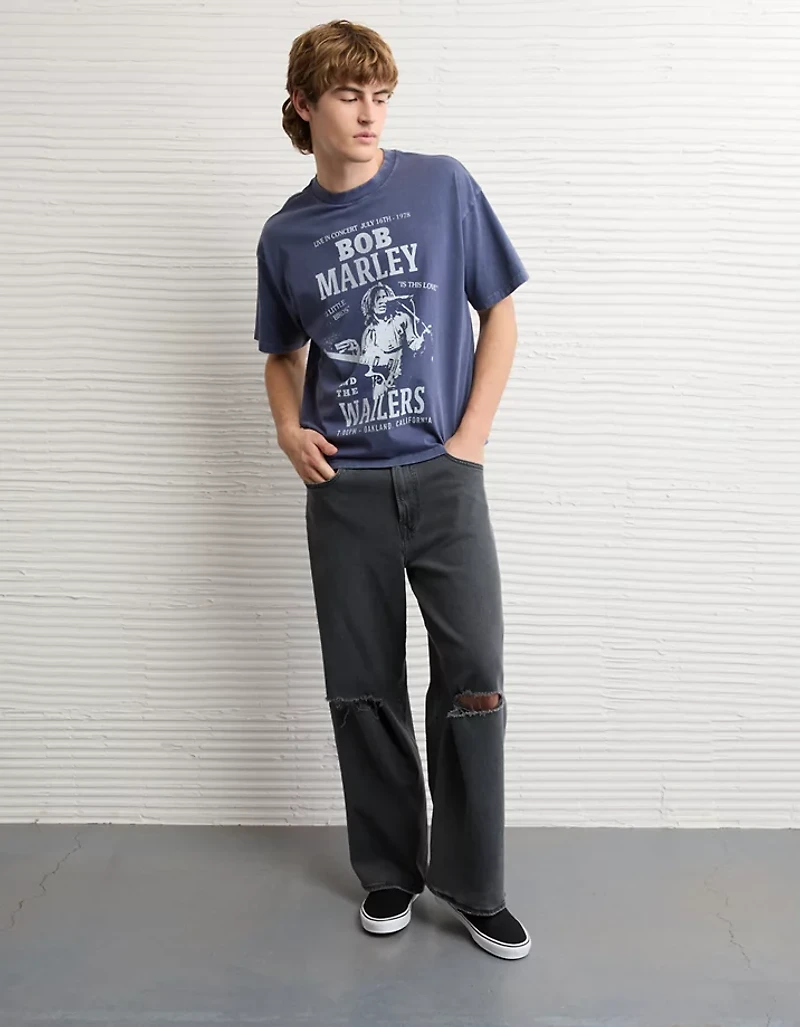 AE Boxy Bob Marley Graphic T-Shirt