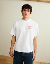 AE Boxy Fit Miller Beer Graphic T-Shirt